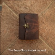The Brass Clasp Kodiak Journal by Trekker Leather Co