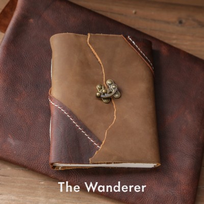 The Wanderer Leather Journal by Trekker Leather Co